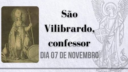 São Vilibrordo nasceu em Nortúmbria, Alemanha, em 658. Pertencente a uma família cristã, foi enviado pelo pai como oblato, aos cinco anos